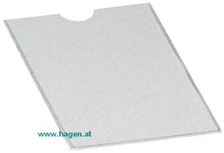 Ausweissteckhlle genarbt transparent - 8x12,0cm