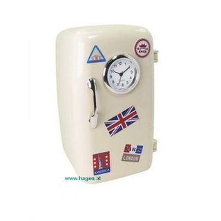 Clock - Kühlschrank weiß