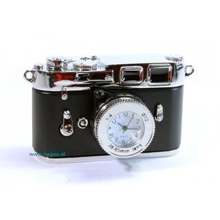 Clock - Camera schwarz
