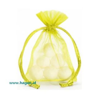 Geschenksack Organza hellgn - 17x12cm