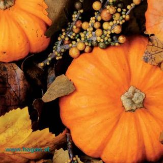 Motivserviette Herbst