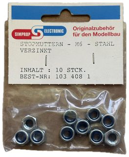 STOPMUTTERN M6 STAHL - 