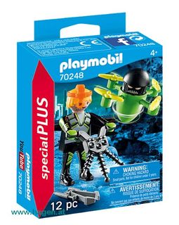 Agent mit Drohne - Playmobil 70248