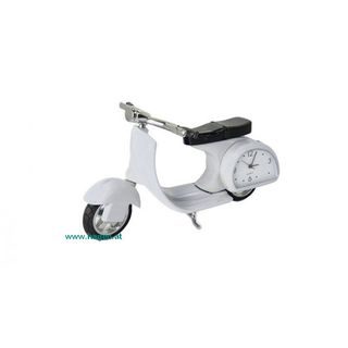 Clock - Scooter weiß