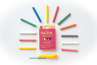 Butterkreiden Set bunt & Halter