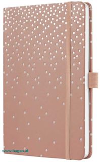 Notizbuch ca. A5 liniert Pearly Magic
