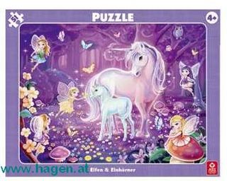 Rahmenpuzzle 51 Teile Einhörner