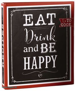 Kochrezeptbuch Ordner EAT, DRINK & BE HAPPY
