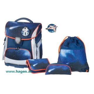 Schultaschenset Space dark blue