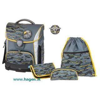 Schultaschenset Special Unit grey