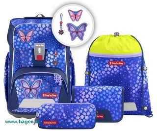 Schultaschenset Butterfly Maja - Giant