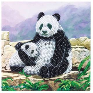 Bastelset Billett Panda - CRYSTAL ART