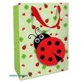 Geschenktragtasche Glückskäfer