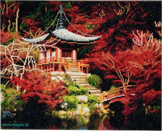 Japanischer Tempel - CRYSTAL ART