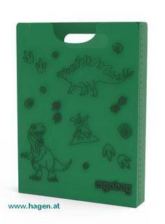 ergobag Heftebox Dinosaurier grn