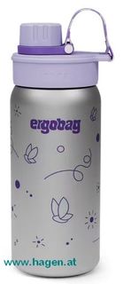 ergobag Trinkflasche Edelstahl Schmetterling