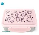 ergobag Brotdose Edelstahl Rosa