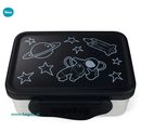 ergobag Brotdose Edelstahl Schwarz