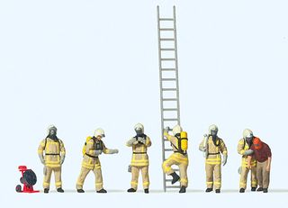PREISER 10774 - FEUERWEHRLEUTE IN MODERNE