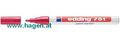 Lackmarker rot - EDDING 751 1-2mm