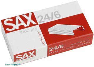 Heftklammer 24/6-1000 verzinkt - SAX