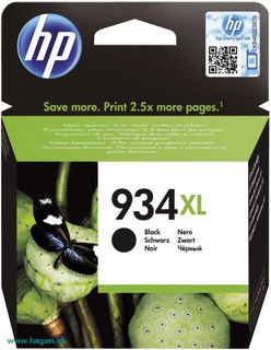 Inkjetpatrone Nr.934XL schwarz - HP C2P23AE