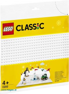 Weiße Bauplatte - Lego Classic 11010
