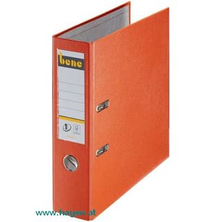 Ordner PP A4 8 cm orange - Bene