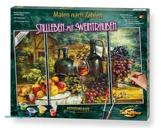 Stillleben mit Weintrauben - Schipper
