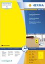 Universaletiketten 210x297 gelb - HERMA 4401 100 Blatt