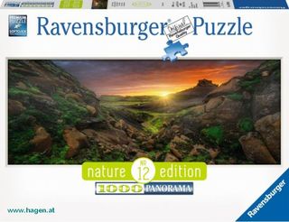 Puzzle 1000 Teile - Sonne über Island