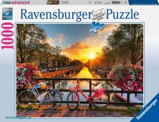 Puzzle 1000 Teile - Fahrrder in Amsterdam